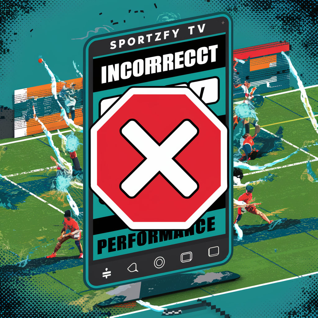 Incorrect Performance Error in Sportzfy TV