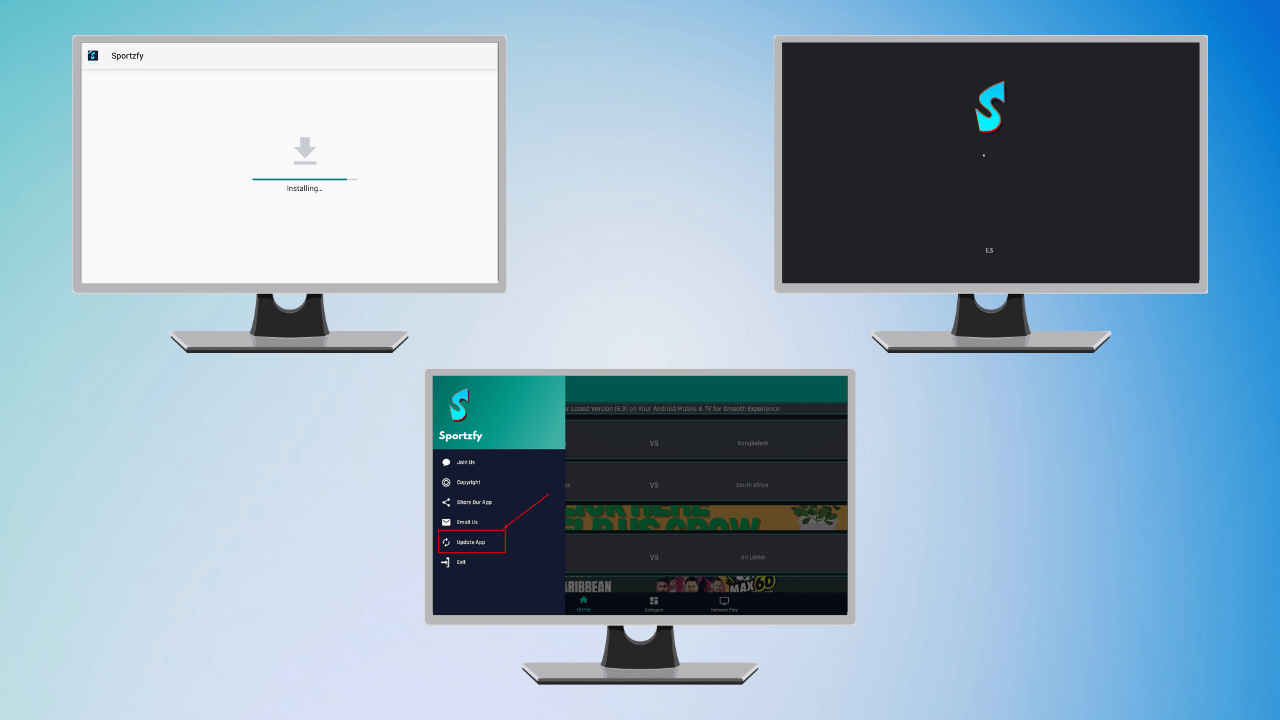 Installing Sportzfy on Smart TV (2)