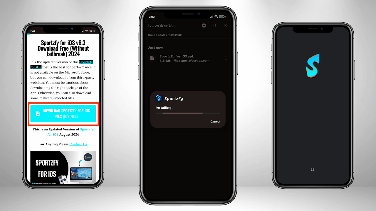 Installing Sportzfy on iPhone (2)