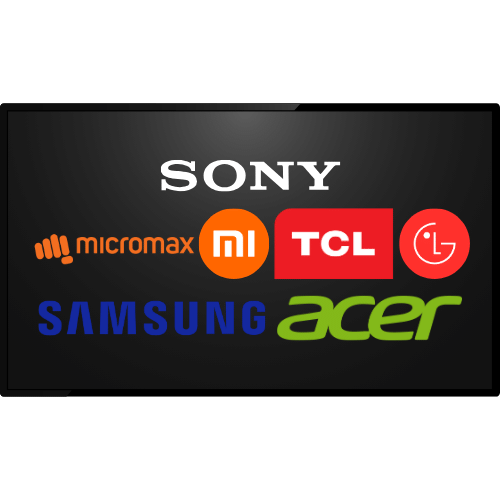 LG, TCL, Sony, Samsung, Acer, Redmi, or Micromax Smart TV