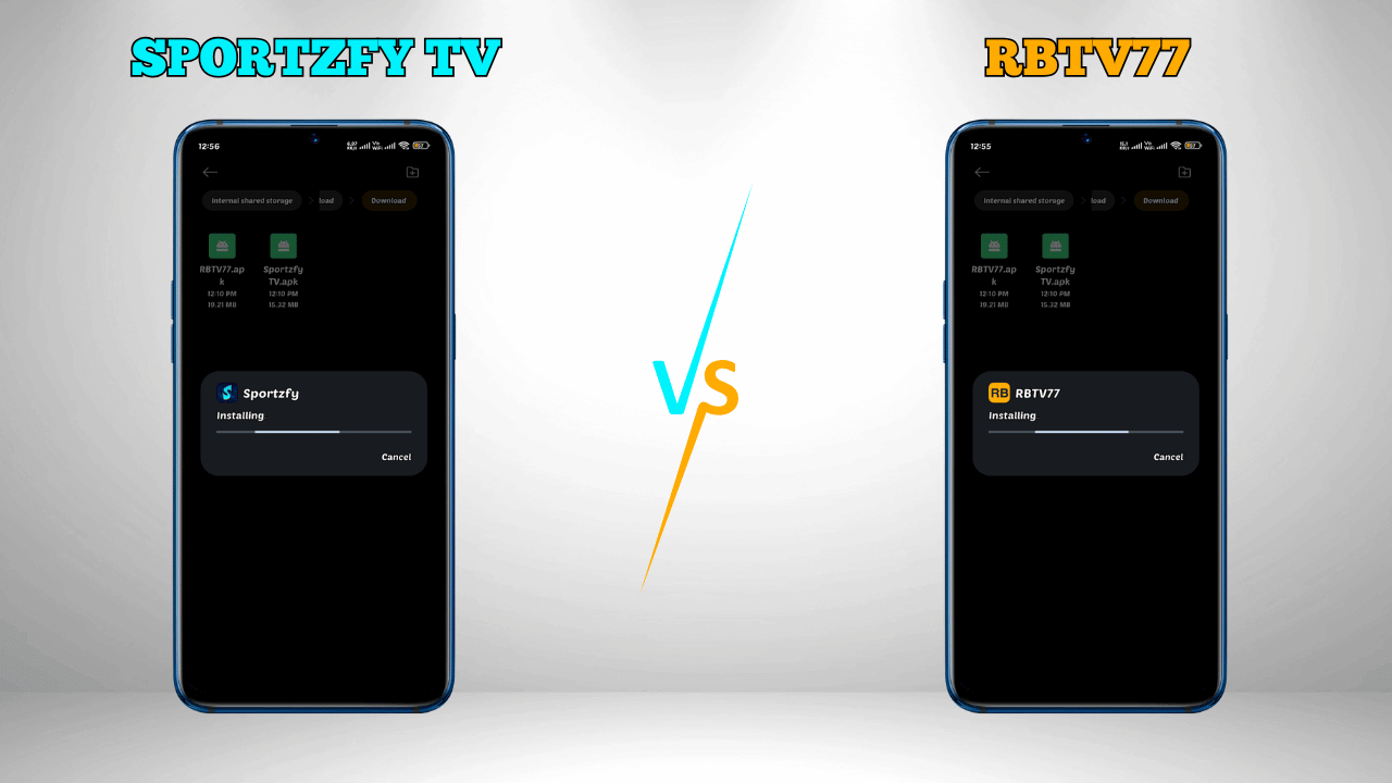 Sportzfy TV vs. RBTV77: Installation Process