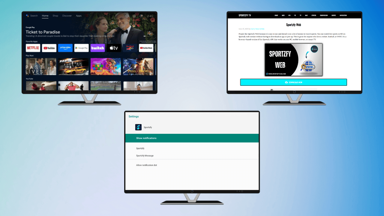 Sportzfy Web on Smart TVs via Browser Access (1)
