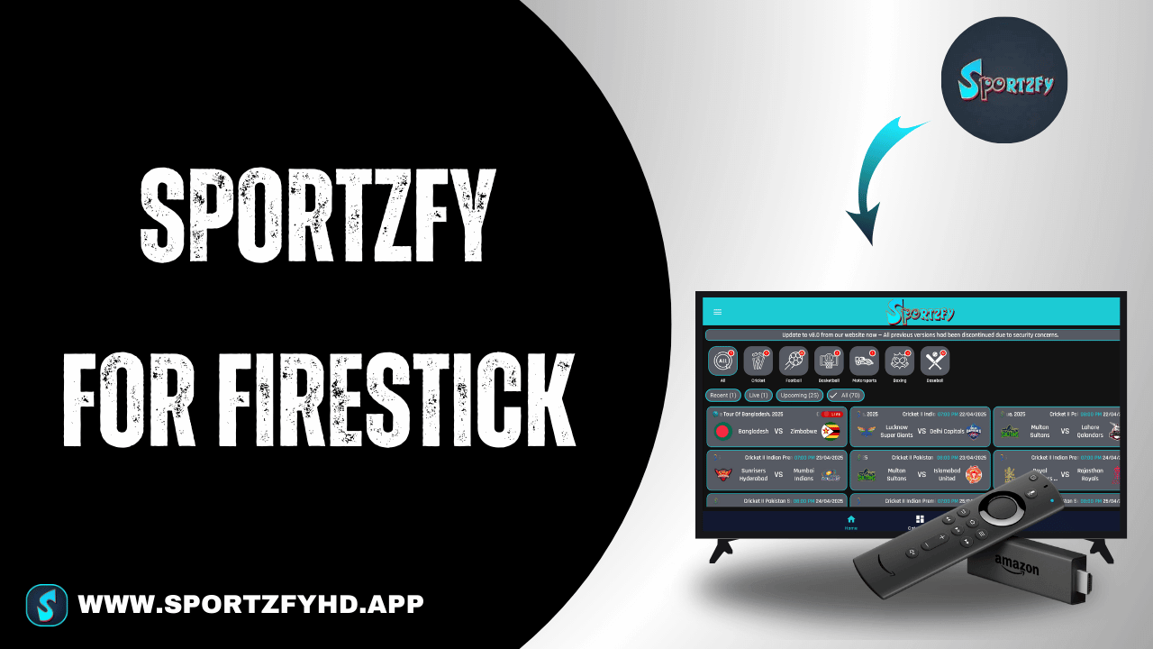 Sportzfy for FireStick